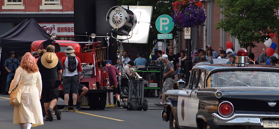 Filming shoot in Port Hope