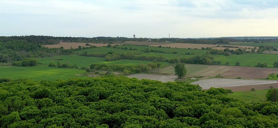 Port Hope's green fields and landscape
