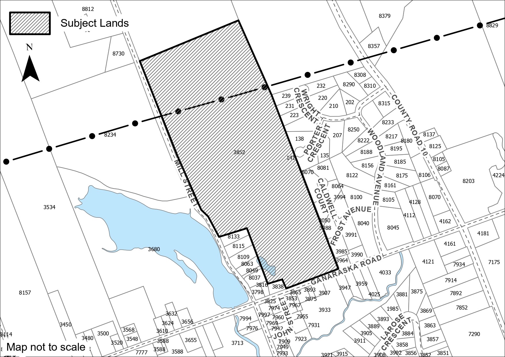 Map of Subject Lands