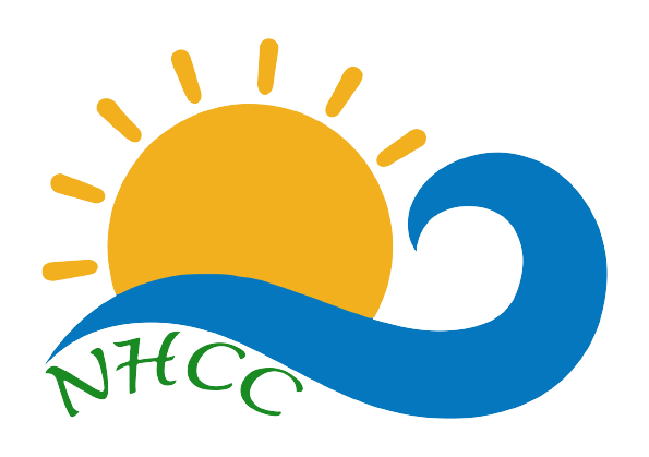 Northumberland Hispanic Cultural Club logo with yellow sun and blue wave
