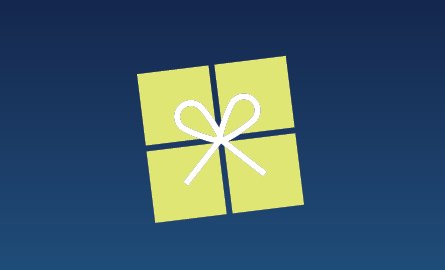 Image showing a wrapped gift shopping icon