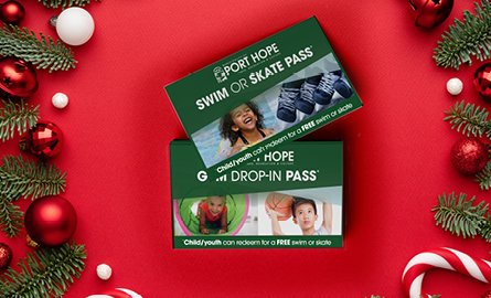 Recreation passes and holiday decor