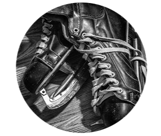 close up of hockey skates