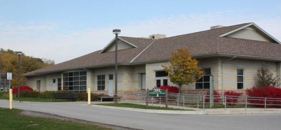 town park recreation centre building exterior front