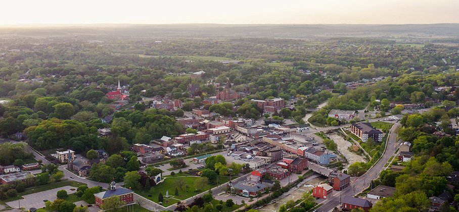 Aerial view of Municipality of Port Hope