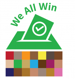 We all win logo