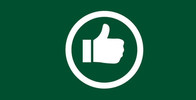 Icon of thumbs up