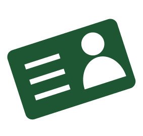 Membership card icon