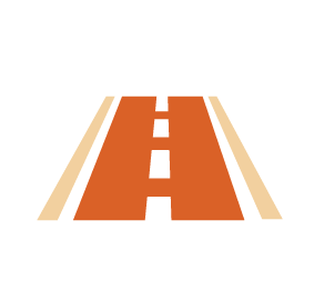 Icon of a road