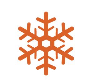 Icon of a snowflake