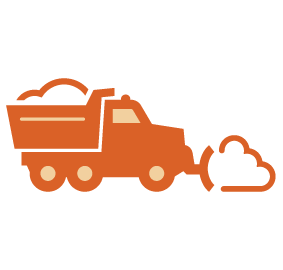 Icon of a snowplow