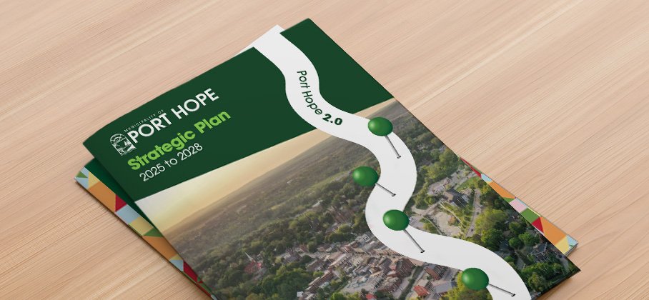 Strategic Plan document on table