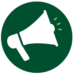 Icon of a megaphone Icon of a megaphone